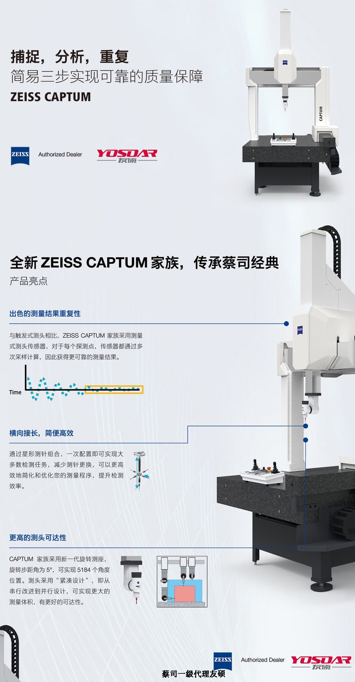 大足蔡司三坐标CAPTUM