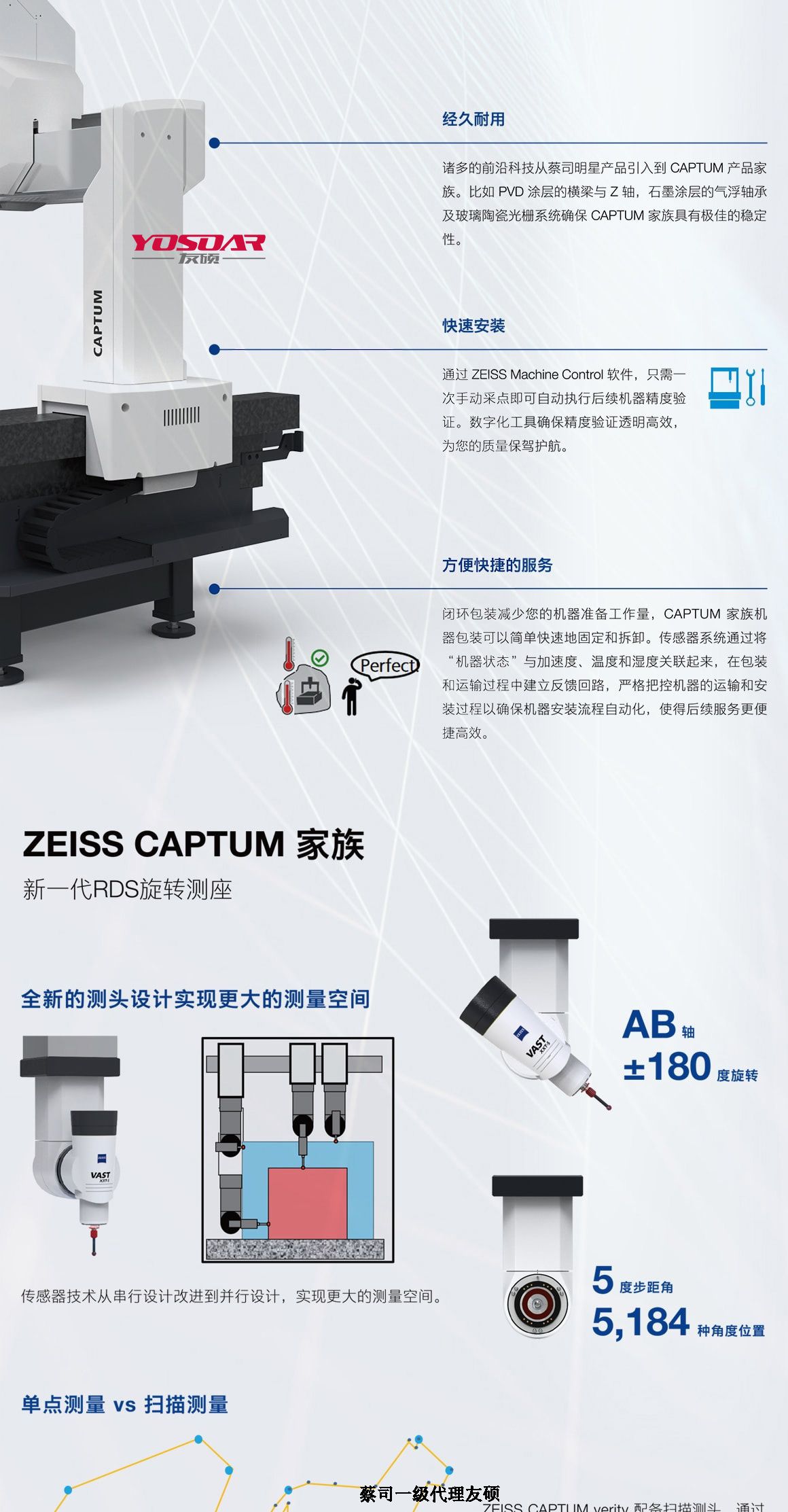 大足蔡司三坐标CAPTUM